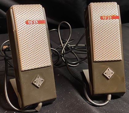 Telefunken-Pair of TD25 TS 60s dynamic mics